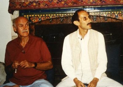 With Ram Dass at Esalen